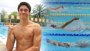 Gabriel Martínez, el nadador más veloz de Honduras: clase 2004, dueño de tres récords absolutos y apunta a París 2024