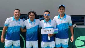Cuatro tenistas hondureños representan a nuestro país en la Davis Cup 2022 y se entrenan con victoria.