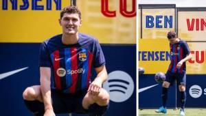 Andreas Christensen ya se puso la camisa del FC Barcelona. Así fue su presentación oficial ante los medios.