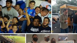 Estas son las fotos que dejó el ambientazo en el estadio Morazán de San Pedro Sula. La petición de la novia de Marco Aceituno, la llegada de Roberto Contreras al Morazán y la algarabía de los hondureños.
