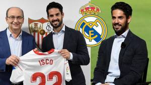 Isco fue presentado como nuevo futbolista del Sevilla y lanzó un par de dardos al Real Madrid.