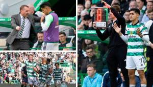 Luis Palma jugó sus primeros minutos este sábado en Escocia con la camisa del Celtic. Acá las mejores imágenes de su participación.