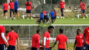 El Olimpia realizó su último entrenamiento previo al clásico ante Marathón, pero con la mala fortuna de perder uno de sus futbolistas por lesión.