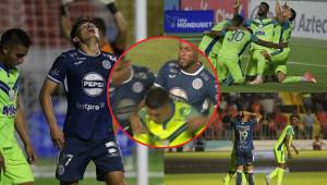 Motagua cayó 1-2 ante Olancho FC y se complica la vida entera en las Triangulares del Clausura 2026. La ley del ex se hizo presente. Fotos: David Romero y José Anibal Vázquez.