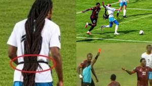 En Concacaf se ha dado una de las imágenes más curiosas de la fecha FIFA. Un solo jugador provocó dos expulsiones por sus trenzas.