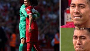 Roberto Firmino se despidió de la afición del Liverpool luego del empate 1-1 contra el Aston Villa. El brasileño se marcha tras ocho años en el club.