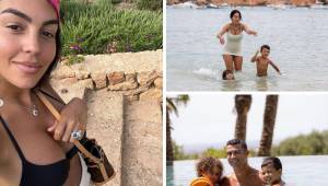 Cristiano Ronaldo y su guapa mujer, Georgina Rodríguez, se la pasan en familia durante sus vacaciones en una exclusiva villa en la Sierra de Tramontana. Fotos: Instagram georginagio.