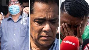 El fallecimiento de Orinson Amaya ha generado tremendo dolor y lágrimas entre los seguidores del cuadro Marathón. Fotos Moisés Valenzuela y Mauricio Ayala.