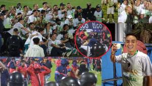 Antigua se corona bicampeón del fútbol guatemalteco en partido que termina en trifulca. Un hondureño salió feliz y el otro no.