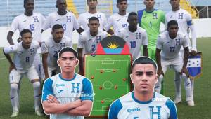 La Selección de Honduras debuta este sábado (8:30 pm) en el Premundial Sub-20 de Concacaf frente a Antigua y Barbuda. Esta sería la alineación que utilizará el entrenador Luis Alvarado en el estadio Morazán.