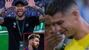 Neymar utiliza a Messi para burlase de Cristiano Ronaldo; el brasileño quedó campeón de la Copa Árabe y CR7 destrozado