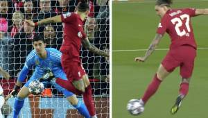 ¡Digno golazo de Champions! Joyita de tacón de Darwin Nuñez ante el Real Madrid para el primero del Liverpool