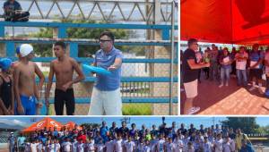 Así prepara Gustavo Roldán a nuestros entrenadores y atletas en la natación nacional. FOTO: Gerencia de Deporte de San Pedro Sula.