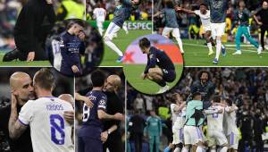 Te dejamos en imágenes la remontada del Real Madrid en el Santiago Bernabéu; Modric recibió golpe de jugador del City, Guardiola se resignó en el césped y al final felicitó a los jugadores del equipo blanco.