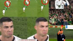 Cristiano, expulsado ante Irlanda por propiciar un codazo en la espalda de un rival. El portugués perdió los papeles y ha dejado a Portugal complicado para el cierre de las Eliminatorias UEFA.