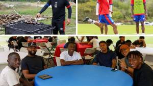 La plantilla de jugadores de Olimpia y la directiva celebraron la conquista de la Supercopa con tremendo asado.
