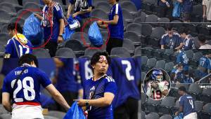 Japón volvió a dejar limpio un estadio donde su selección jugó, sus aficionados no se fueron hasta dejar nitido el AT&amp;T Stadium es un recinto deportivo ubicado en Arlington, Texas. Esta vez fueron sorprendidos por un deportista.