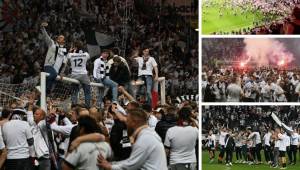La invasión que hicieron en el Camp Nou cuando eliminaron al Barcelona no es nada en comparación a lo de este jueves. El Eintracht vuelve a una final europea tras más de cuatro décadas.