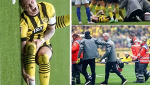 Durísimo: entre lágrimas, Marco Reus salió lesionado con el Dortmund y peligra a perderse otro Mundial con Alemania