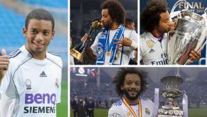 Marcelo suma una nueva Liga de España en su vitrina de trofeos conquistados como jugador del Real Madrid.