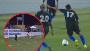 Disparo fuerte y cruzado: José Mario Pinto marca el primer gol de la era Diego Vázquez en la Selección de Honduras ante Curazao