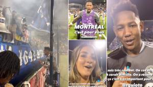 Tocando la campana y hasta hablando en inglés: el festejo de Romell Quioto por el triunfo del Montréal gracias a su gol