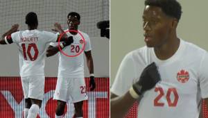 Canadá se impuso ante la anfitriona Qatar y el motivo por el que Jonathan David celebró su gol tapando el logo de Nike