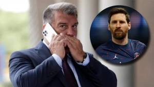 Laporta no descarta en su totalidad que Messi pueda volver al Barcelona tras su paso por el PSG.