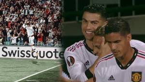 Cristiano Ronaldo volvió a celebrar esta temporada luego ocho partidos disputados con el United.