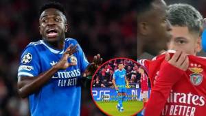 El duelo entre el Benfica y el Real Madrid dejó un picante episodio en el terreno de juego. Los protagonistas de la noche: Vinicius y Gianluca Prestianni, que desataron el escándalo en la Champions.
