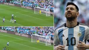 Messi abrió el marcador contra Arabia Saudita en el debut de Argentina en la Copa del Mundo 2022.