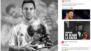 Lionel Messi quedó fuera del Balón de Oro 2022 y esta fue la reacción de la prensa. Algunos lo tildan de injusticia y otros están contentos con que no esté.