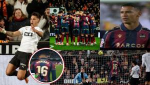 ¿Cuánto tiempo jugó el hondureño? Levante se ha quedado con el derbi tras vencer por la mínima diferencia al Levante de Kervin Arriaga.