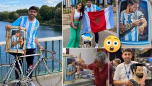 Un aficionado argentino aprovechó que competiría en Francia para conocer la casa de los Messi y le entregó a Roccuzzo un regalo para Leo. Revela cómo lo trató la esposa del jugador.