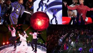 Usher la rompió en su presentación en el Super Bowl LVIII entre Chiefs y 49ers. Estas son las mejores imágenes del show de medio tiempo. FOTOS: AFP