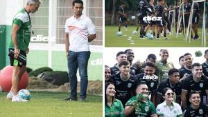 El Marathón se prepara para encarar la final de ida del torneo Apertura ante Olimpia y una de la grandes incógnitas es la recuperación o no Samudio. Fotos: Mauricio Ayala