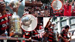 Copa Libertadores: los jugadores del Flamengo quebraron el trofeo, saqueos y heridos en la celebración que se realizó en Río de Janeiro.