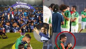 Motagua es el nuevo campeón: los rostros de alegría, tristeza y llanto tras el título del ciclón en la gran final del torneo Clausura. FOTOS: Mauricio Ayala | Marvin Salgado | Alex Pérez.