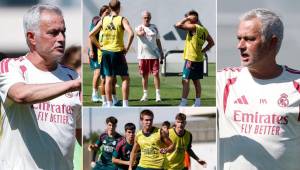 El entrenador portugués de 63 años dirigió este lunes su primer entrenamiento de la pretemporada en la Ciudad de Valdebebdas. Se presentaron 12 jugadores, pero solo ocho estuvieron en la sesión.
