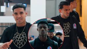 El Olimpia viajó este miércoles a Panamá para enfrentar al Alianza en duelo por la tercera jornada de la Copa Centroamericana de Concacaf. Así captamos a Edwin Rodríguez quien viajó con la nariz fracturada.
