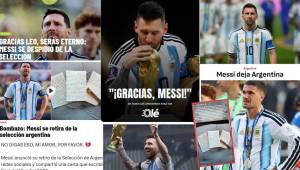 Leo Messi anunció este lunes su retiro de la selección argentina. Su último partido fue en la final del Mundial-2026 contra España en Estados Unidos. Así reacciona el mundo tras confirmarse la noticia de su adiós.