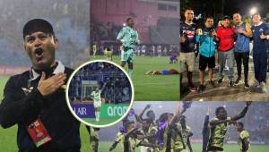 Así festejó Motagua su clasificación en Guatemala tras eliminar a Municipal en su propia casa.