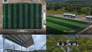 ¡Quedó espectacular! Condepor inaugura la hermosa cancha sintética en Gualaco, Olancho. Así quedó la obra.