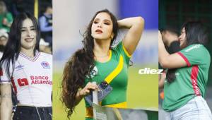 El lente de DIEZ capta a hermosas aficionadas y edecanes en el estadio Morazán. Fotos Neptalí Romero, Héctor Paz y Mauricio Ayala.