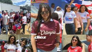 ¡Fiesta total en Danlí! Derroche de bellezas en el Marcelo Tinoco, chica de ocre se roba las miradas y las bellas damas del Olimpia y Estrella Roja.