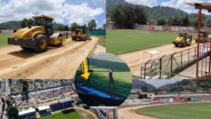 ¡Adiós al charco de lodo! Así remozaron la pista de tierra del histórico estadio Marcelo Tinoco de Danlí. Ojo a los detalles de la remodelación.