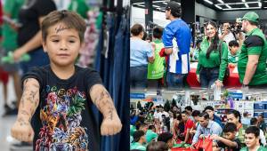 El Marathón compartió con su afición en una de las tiendas patrocinadores y tuvo muy buena aceptación de la afición que compartió con el plantel del equipo verdolaga. Durante el evento, un niño se llevó la atención porque pidió que le firmaran la piel. ¿Por qué lo hizo?