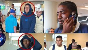 Jesús Batiz y Emilio Izaguirre mostraron su descontento, seriedad en el Búho y los rostros tristes en la llegada del Motagua a suelo hondureño.