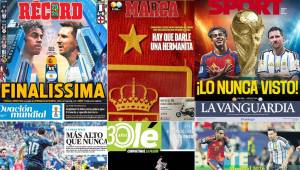 España y Argentina se miden este domingo en el MetLife Stadium por la final de la Copa del Mundo 2026 y así amanecen las portadas de los principales periódicos.