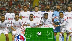 ¡Con varias modificaciones! El 11 de Olimpia que se perfila para pegar en el primer round de los cuartos de final de la Copa Centroamericana.